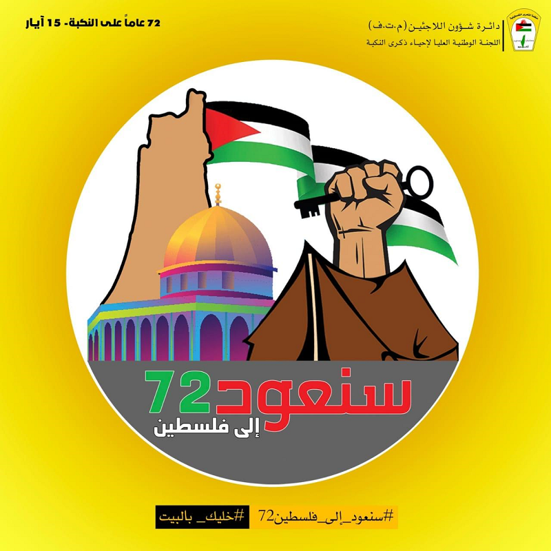 الجهاز المركزي للاحصاء الفلسطيني د عـوض تستعرض أوضاع الشعب الفلسطيني من خلال الأرقام الإحصائية في الذكرى 72 لنكبة فلسطين