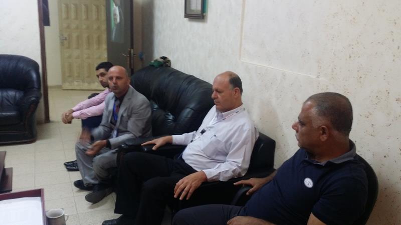 الفريق الوطني للتعداد بمحافظة قلقيلية يلتقي نائب مدير شرطة المحافظة 