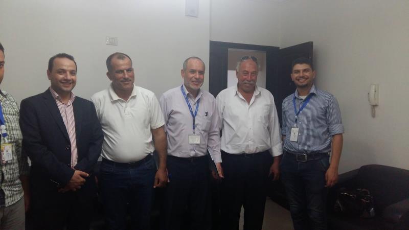الفريق الوطني للتعداد يزور الغرفة التجارية والصناعية في محافظة شمال غزة
