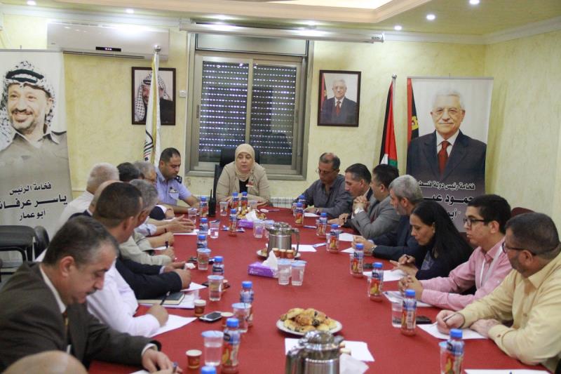 الفريق الوطني للتعداد بمحافظة رام الله والبيرة يشارك في اجتماع المجلس التنفيذي للمحافظة