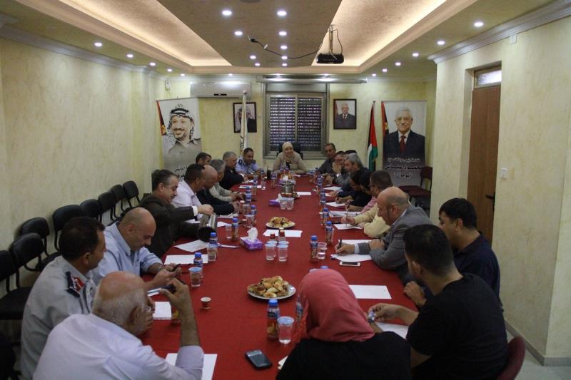 الفريق الوطني للتعداد بمحافظة رام الله والبيرة يشارك في اجتماع المجلس التنفيذي للمحافظة