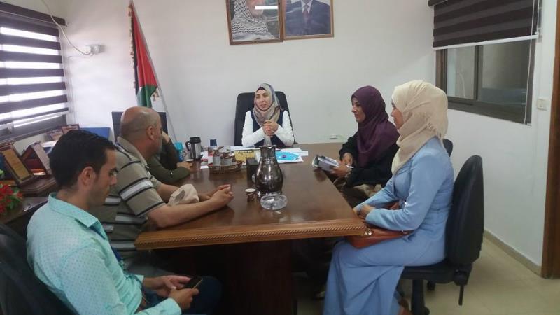 الفريق الوطني للتعداد بمحافظة قلقيلية يلتقي رئيس بلدية عزون