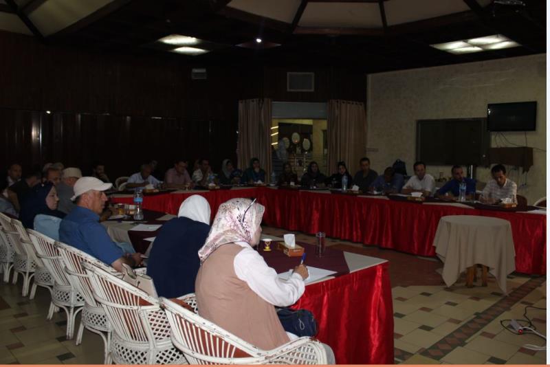 جلسة حوارية حول التعداد بالتعاون بين شبكة المنظمات الأهلية والفريق الوطني للتعداد في محافظة غزة