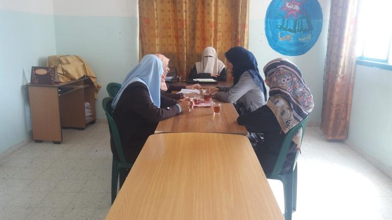 جمعية الشابات المسلمات في محافظة شمال غزة تدعم إنجاح التعداد العام 2017
